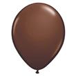 Globos lisos marron chocolate 10u
